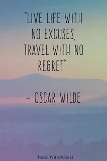 Statements about travelling