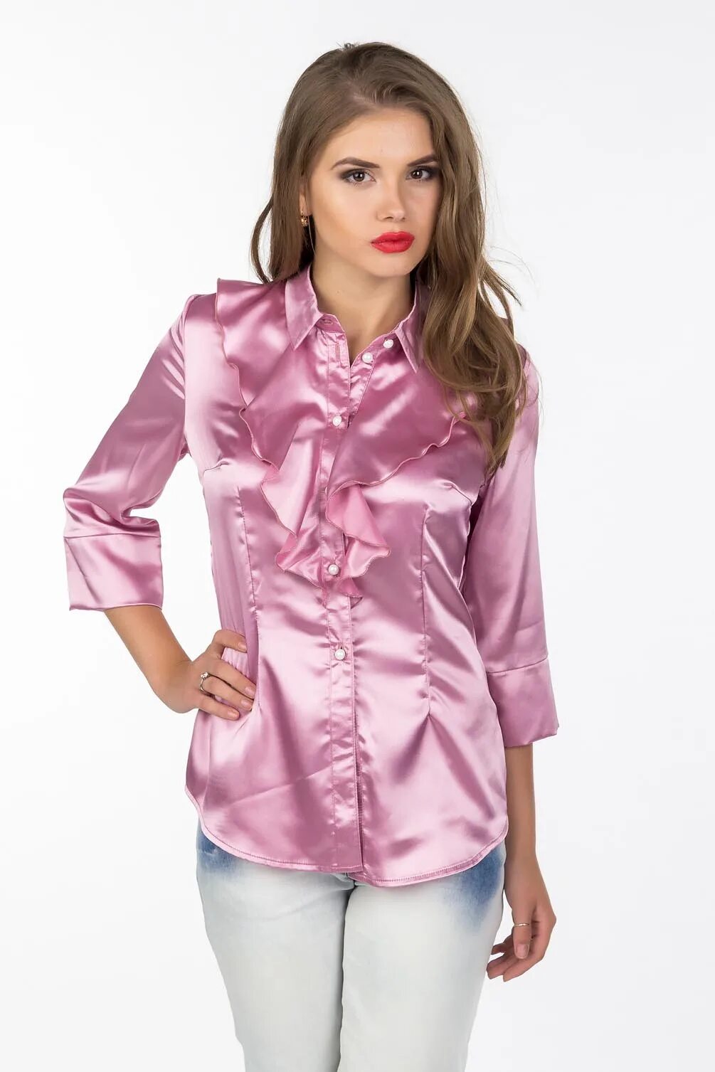 Блузки из атласа. Блуза ЛП-22180. Атласная блузка. Блузка женская атласная. Шелковая блузка.