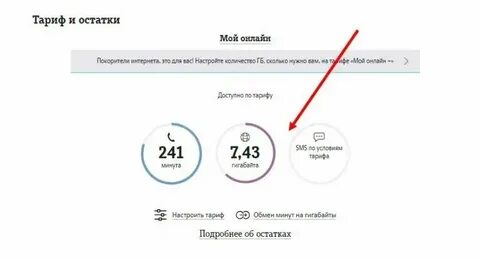 Как проверить остаток пакета на теле2