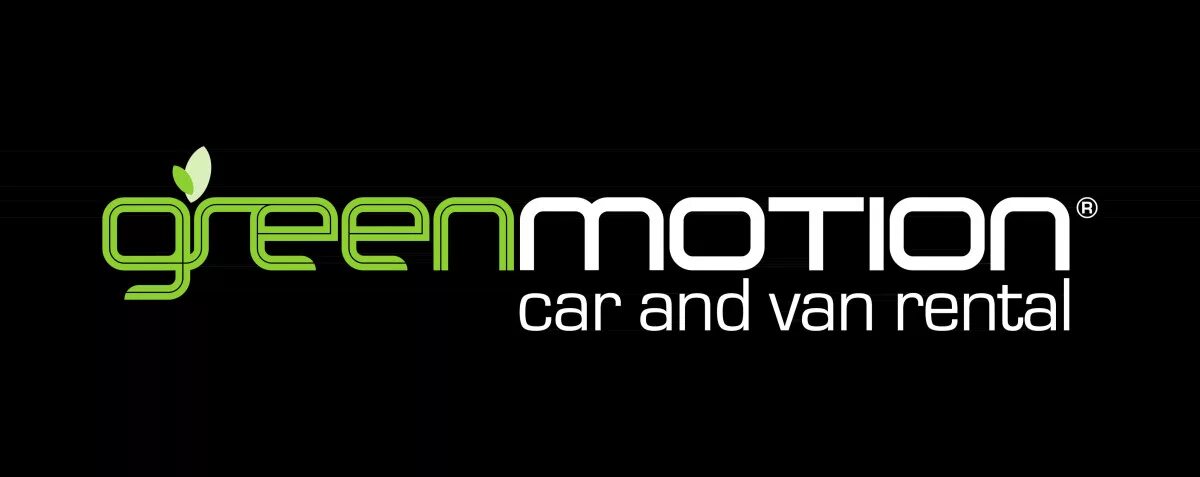 Green Motion car. Green Motion logo. Green Motion car Rental logo. Green & Gold car logo. Motion rent