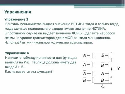 Элементы комбинационных схем