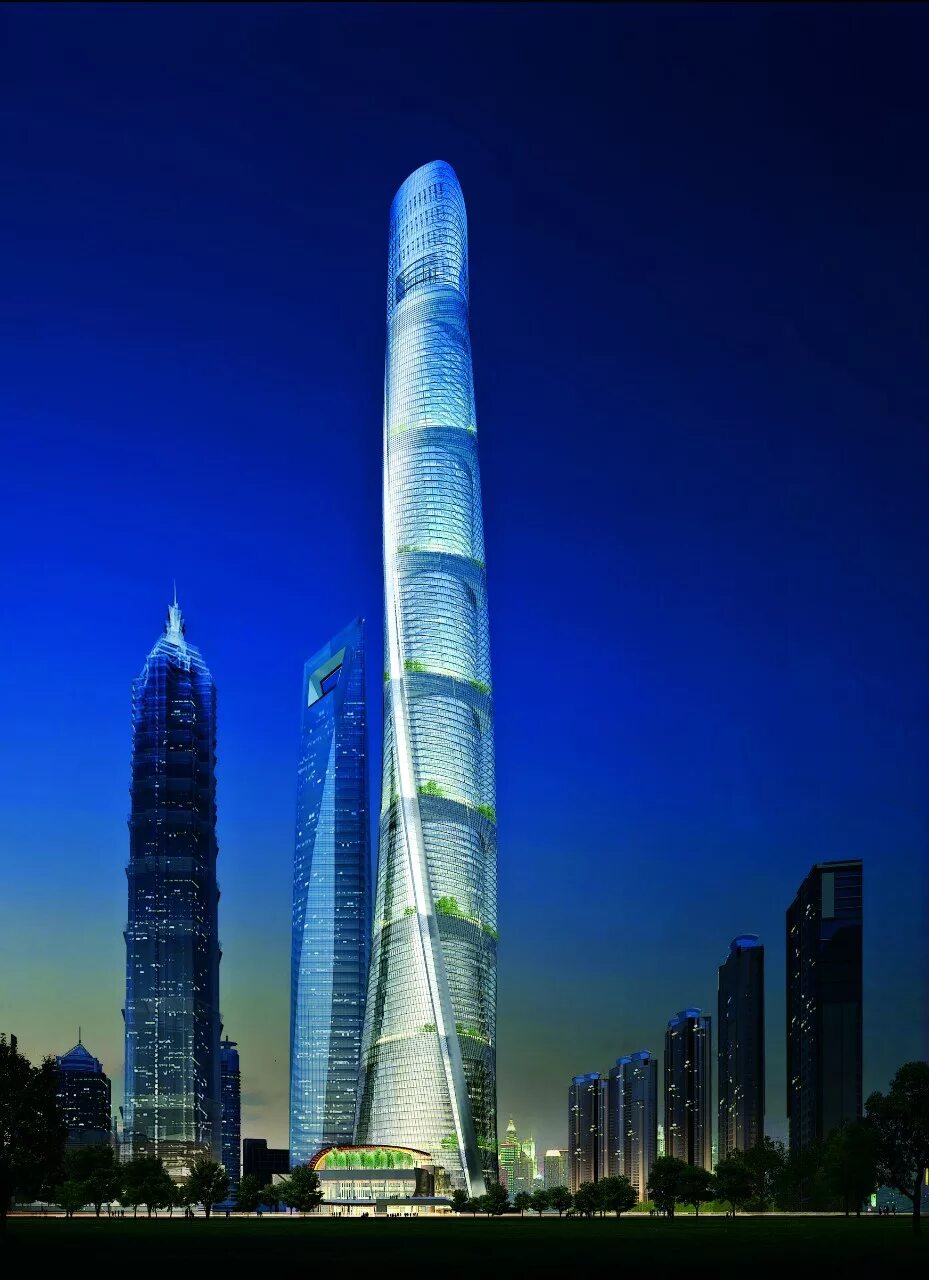 В каком городе находится самый высокий небоскреб. Шанхай ТОВЕР небоскреб. Небоскрёб Шанхай Тауэр.. Шанхайская башня Shanghai Tower Китай.. Шанхайская башня 632 метра.