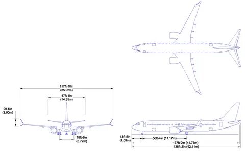 737 800 размер
