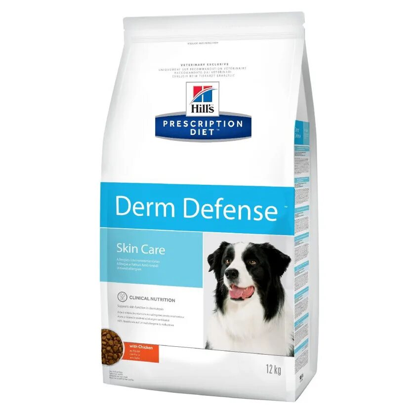 Купить корм для собак d d. Хиллс дерм дефенс для собак. Корм для собак Derm Defense. Корм Hills Derm Defense для собак. Хиллс дерм комплит корм для собак.