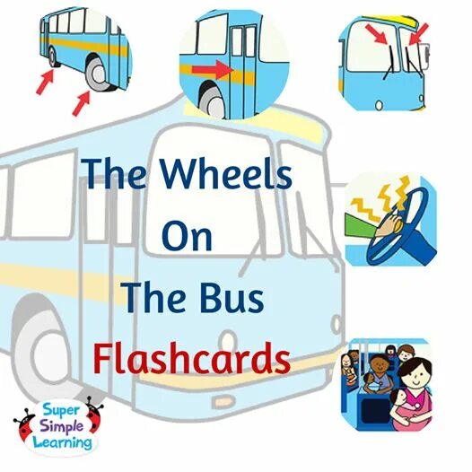 Is there a bus here. The wheels on the bus super simple. the wheels on the bus flashcards. флешкарта bus. the wheels on the bus super simple songs.