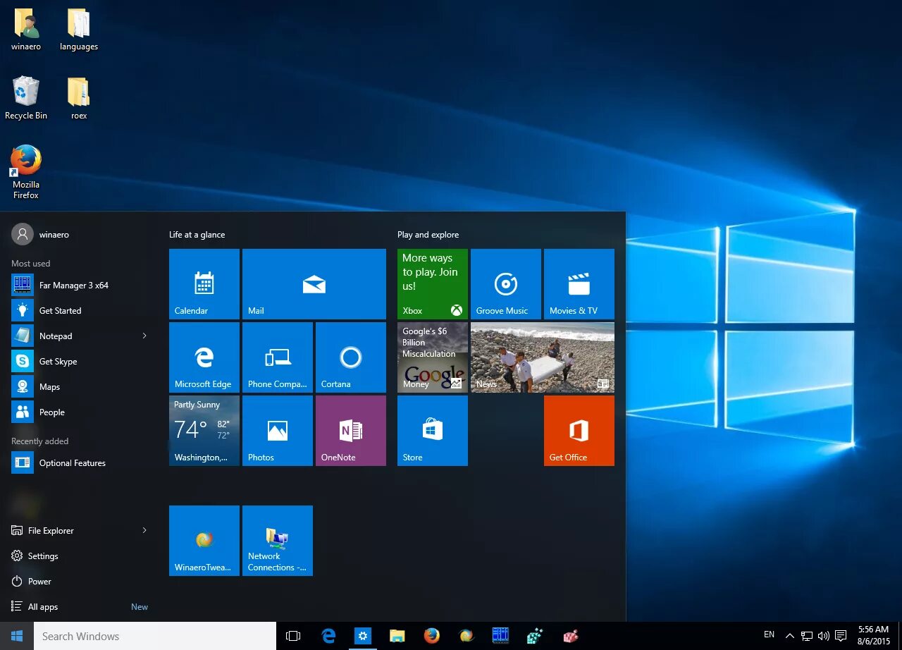Что такое windows 10. Ос виндовс 10. меню windows 10. начальный экран windows 10. винда 10 меню.