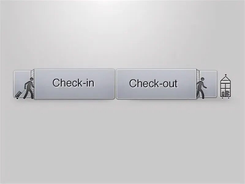 Interface check. Check-in check-out. check in ui. check it in check it out.
