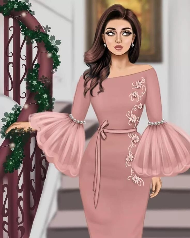 Warda beauty. Sarra art картинки. Герл м. Герл м. Мультяшные брюнетки.