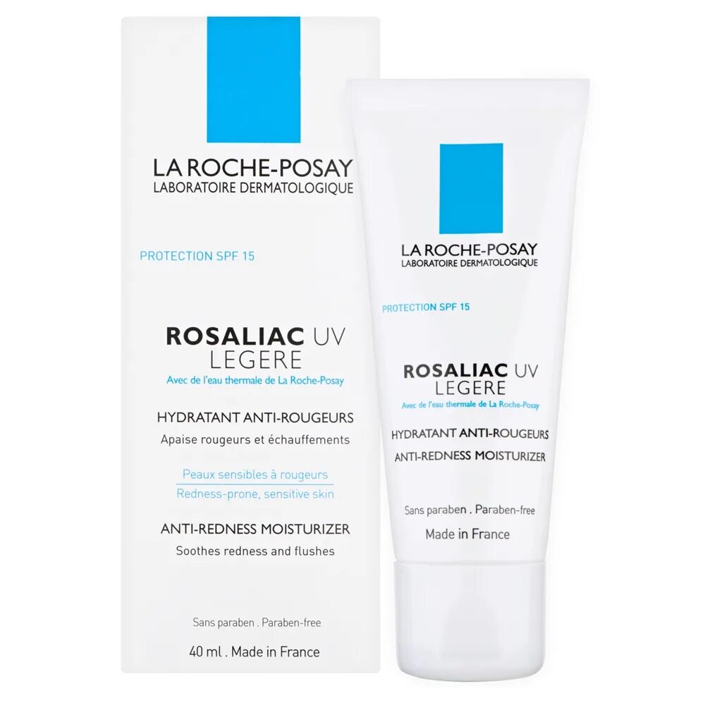 Купить крем la roche posay 50. Розалиак UV Лежер SPF 15. La Roche-Posay увлажняющий крем. La Roche Posay Cream увлажняющий. LRP (ля Рош) Розалиак UV Лежер 40мл.