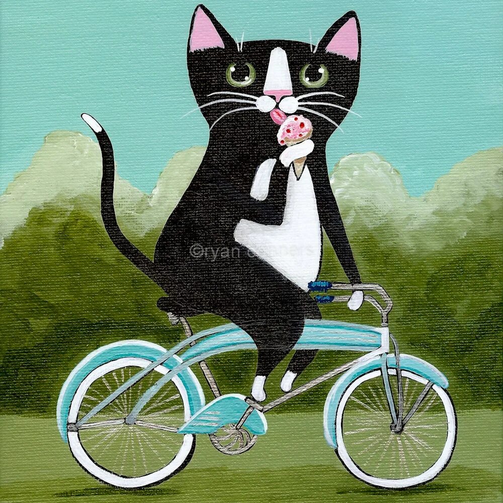 Cat bike. Кот на велосипеде. Кошечка на велосипеде. Кошачий велосипед. Смешной кот на велосипе.