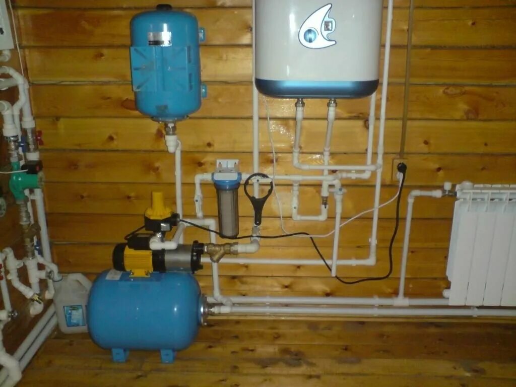 Водоснабжение частного от скважины. Водопровод в частном доме. Водоснабжение частного дома. Водоснабжение на даче. Система водопровода в частном доме.