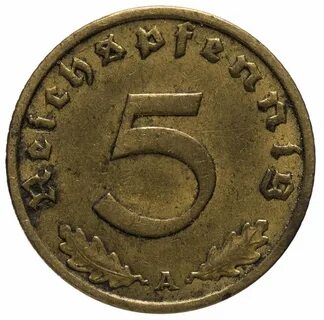 Монета 5 пфеннигов