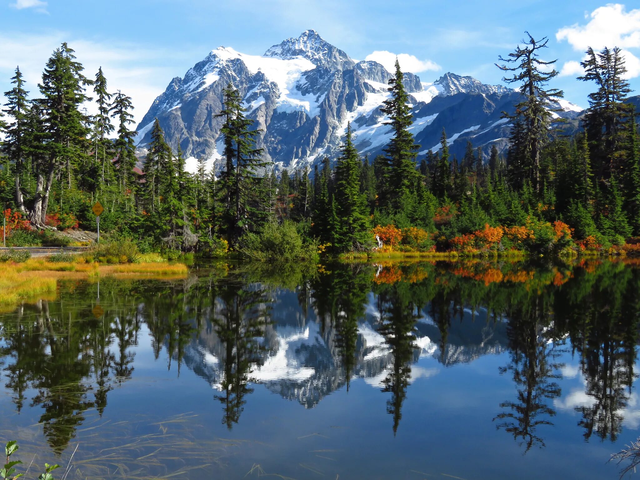 High res. Mountain scenery. Пазл Educa 3000 деталей: гора шуксан, Вашингтон, США. Nature. High Resolution photo.