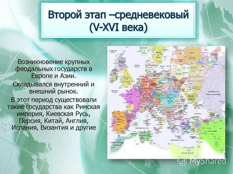 Европа в средние века. Античная европа. Происхождение названий европейских городов. ). Европа зарождение.