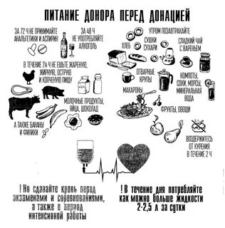 Сколько нельзя пить перед донорством