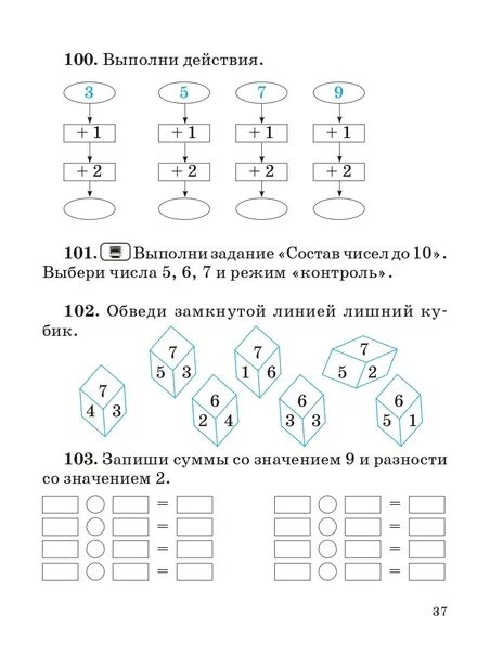 Тренировочные примеры по математике. Счёт от 6 до 10. 1 класс.. Обсуждение на Li