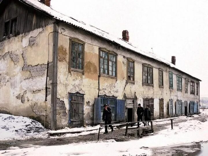 В бараке в отдаленном