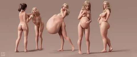 breasts, digestion, female, lexogenki, nipples, oral vore, post vore, same ...