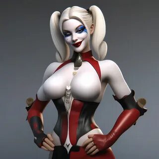 Харли Квинн Модельная, нежная, nudegirl, toplesss, белая кожа, красивые бол...