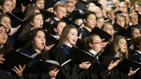Choir singing