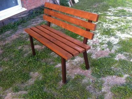 Скамейка своими руками из профильной