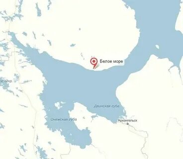 Реки белого моря на карте