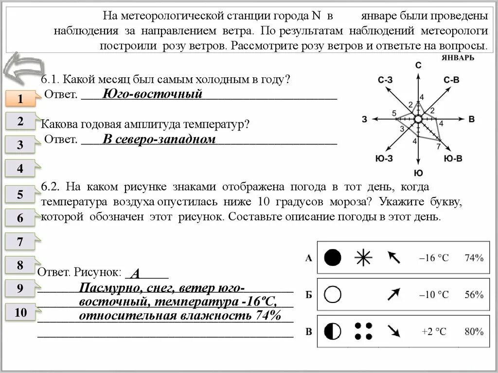 ВПР 6 класс география направление ветра. Ветер география 6 класс. Условные обозначения погоды география впр