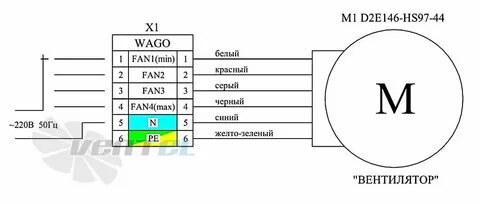 Схема двигателя вентилятора