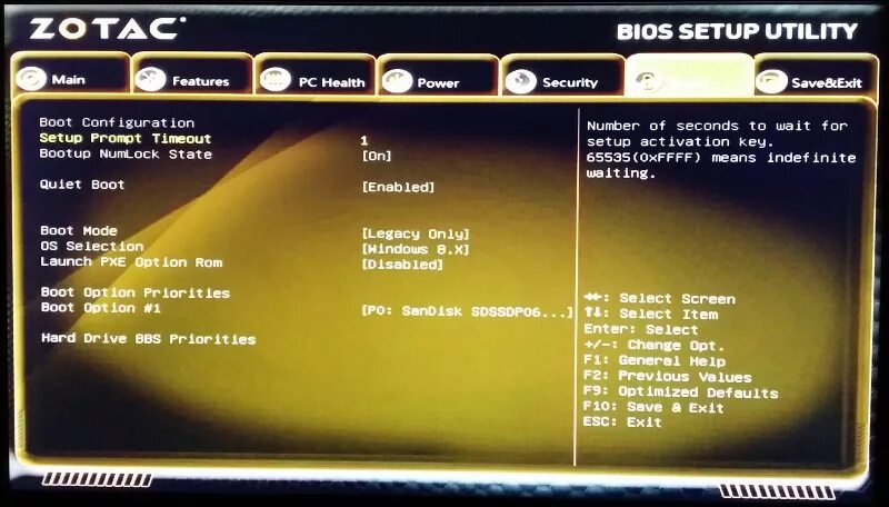 Setup prompt timeout. Как отключить жёсткий диск в биос. setup prompt timeout что это в биосе. как включить компьютер zotac.