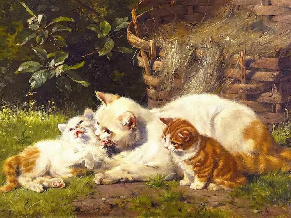 Photo from album "Julius Adam" on Кошачьи картины, Иллюстрации кот и Картины