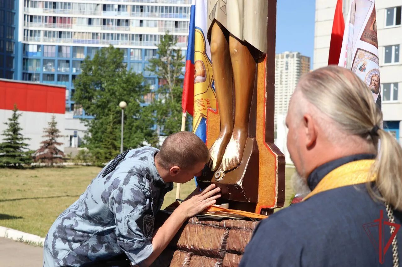 Ход св. ОМОН Авангард. Крестный ход. Московский ОМОН. Столичный ОМОН.