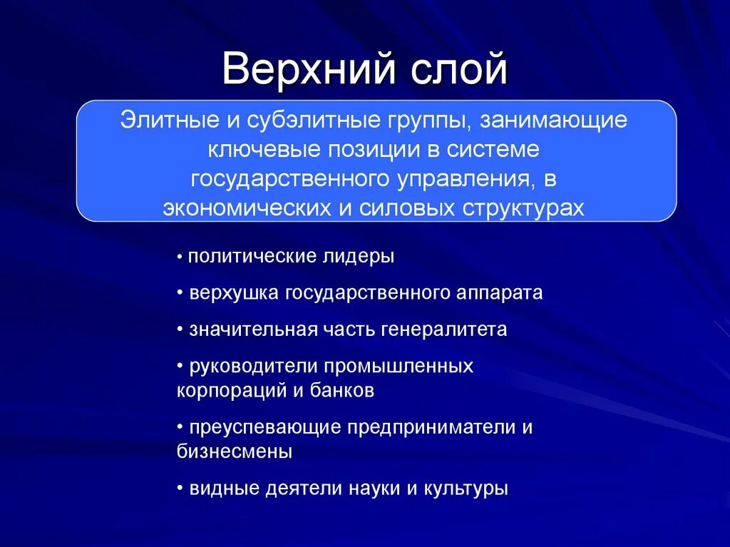 Группы элитарных слоев общества. Элитарные слои. Элитный слой общества. Верхний слой общества