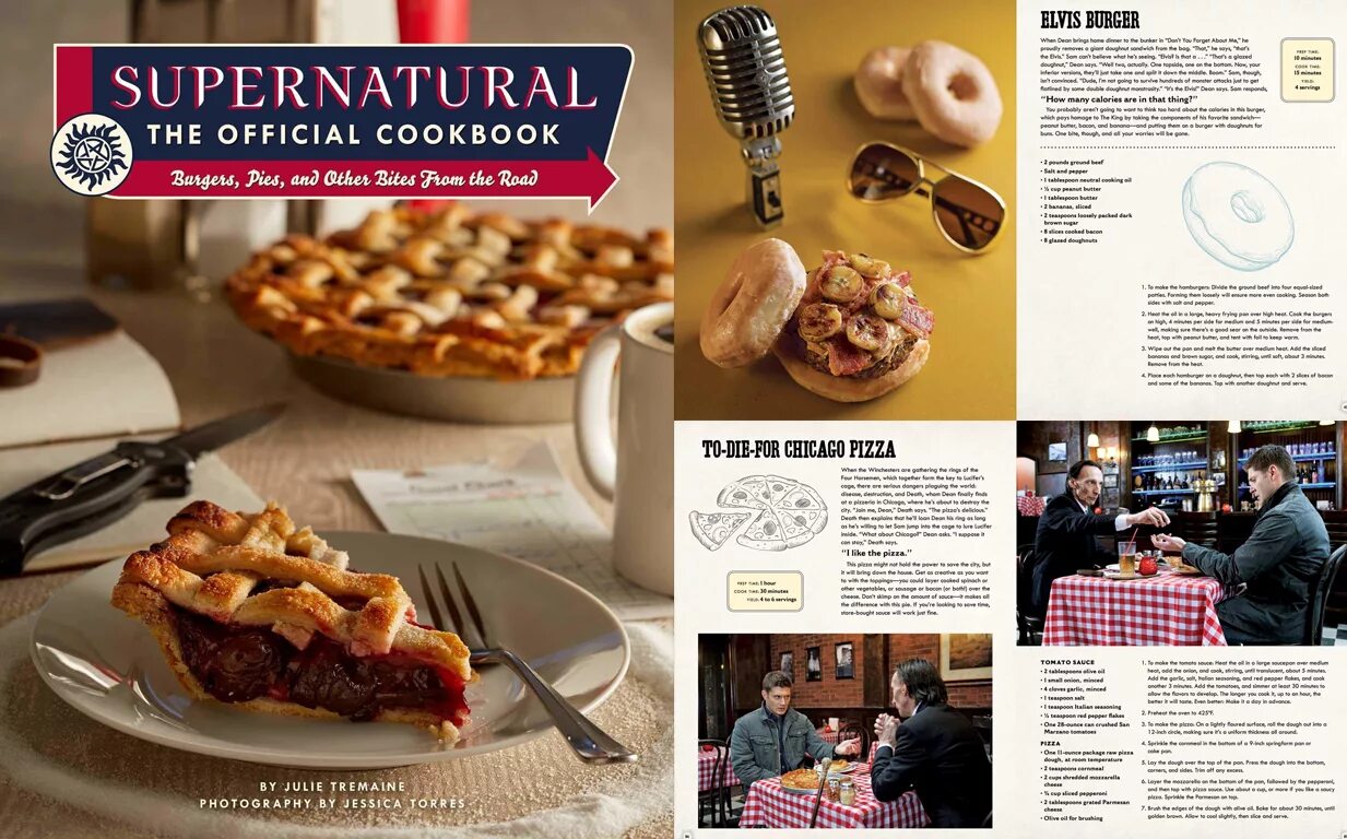 Official cookbook. Книга supernatural: the official cookbook. кулинарная книга сверхъестественное. поваренная книга сверхъестественное. книга рецептов сверхъестественное.