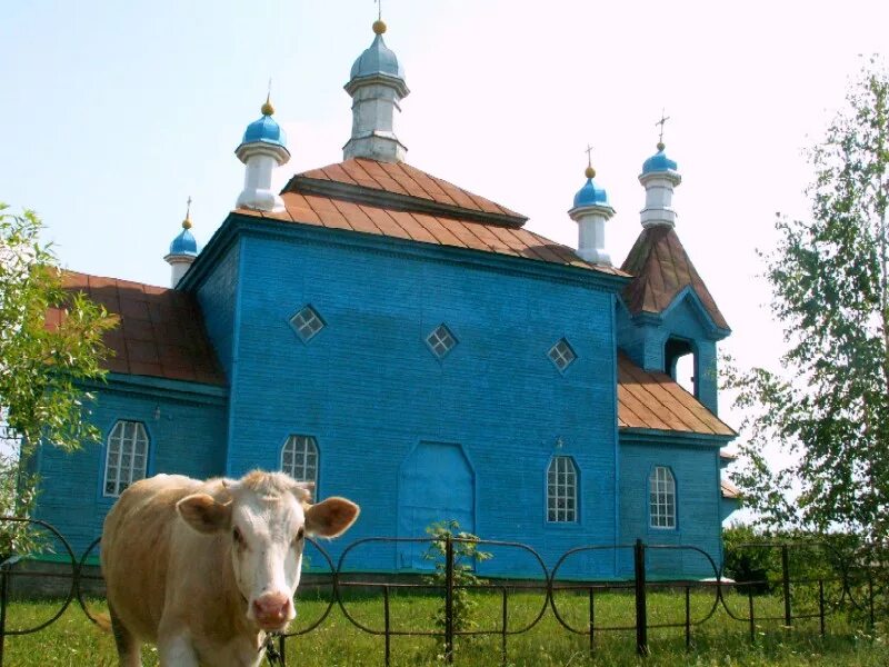 Трубеж, храм Архангела Михаила. Село Трубеж Обоянского района Курской области.