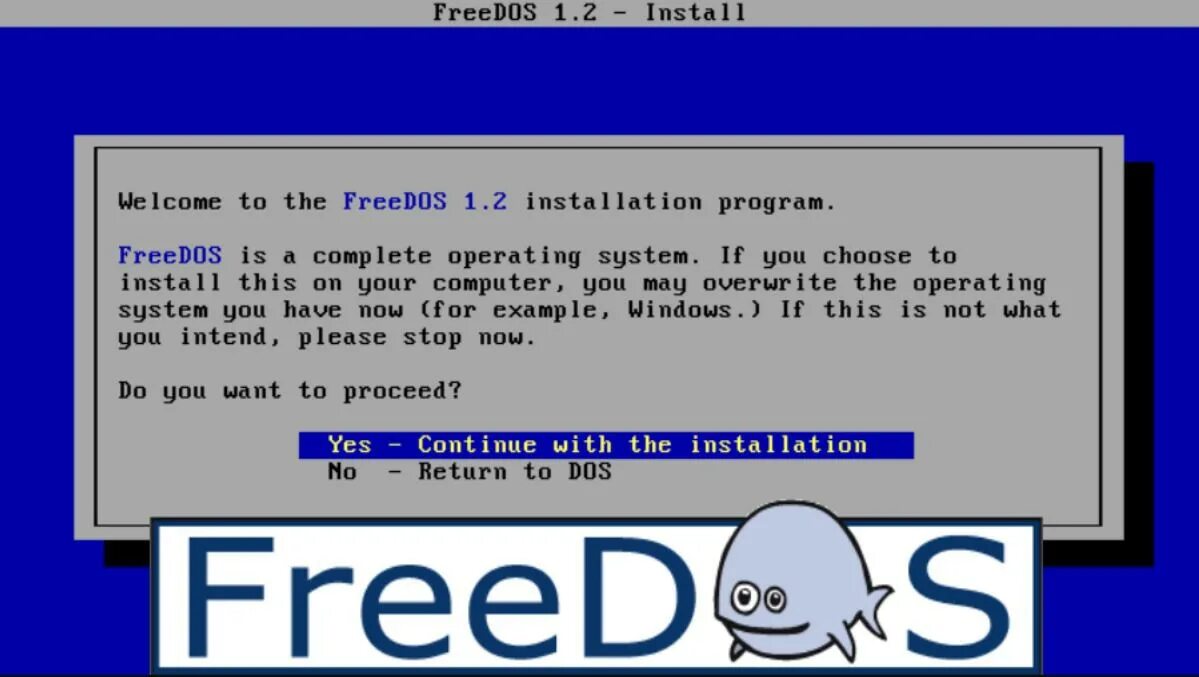 Операционная система dos на ноутбуке что это. Операционная система freedos 1.2.
