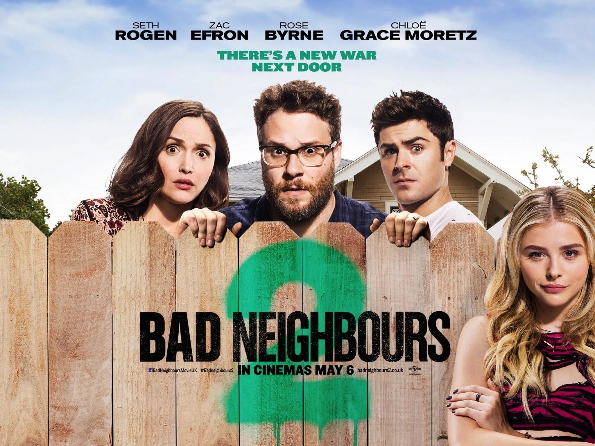 Читать neighbors. Роуз Бирн соседи на тропе войны 2. "Соседи на тропе войны 2014 Постер.