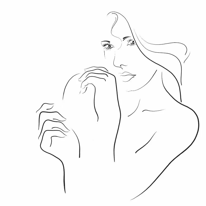 силуэт женского тела. контур женщины. очертания фигуры. лицо девушки рисунок. силуэт женского лица.