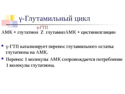 Глутамилтранспептидаза ггт
