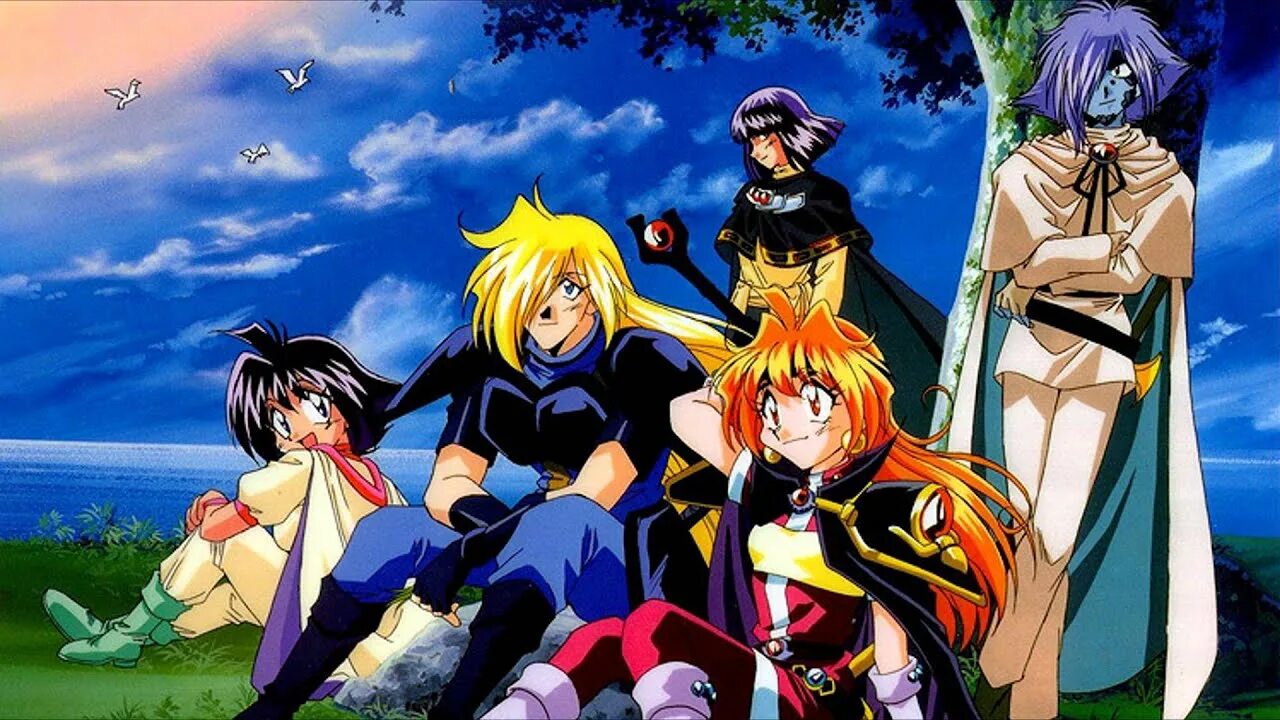 Slayers персонажи. Рубаки гаури габриев. Рубаки эволюция-эр. Slayers 1995. Рубаки герои.