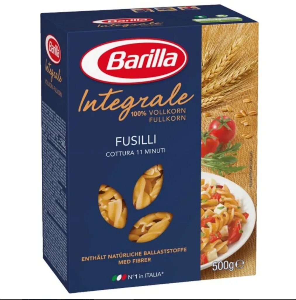 Макароны Барилла integrale. Итальянские макароны Барилла. Макаронные изделия Barilla фузилли 500г. Барилла integrale Fusilli клетчатка.