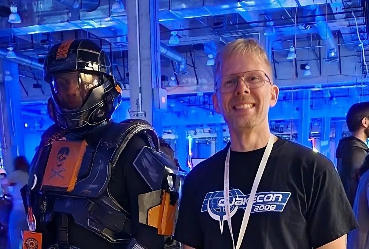 John go. Джон кармак. john carmack. quakecon.