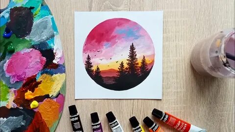 Рисунок красками это