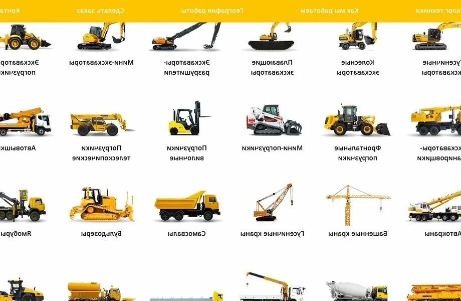 3 какая специальная техника используется. Строительная техника. Строительная техника названия. Спецтехника для строительства. Строительные машины и их названия.