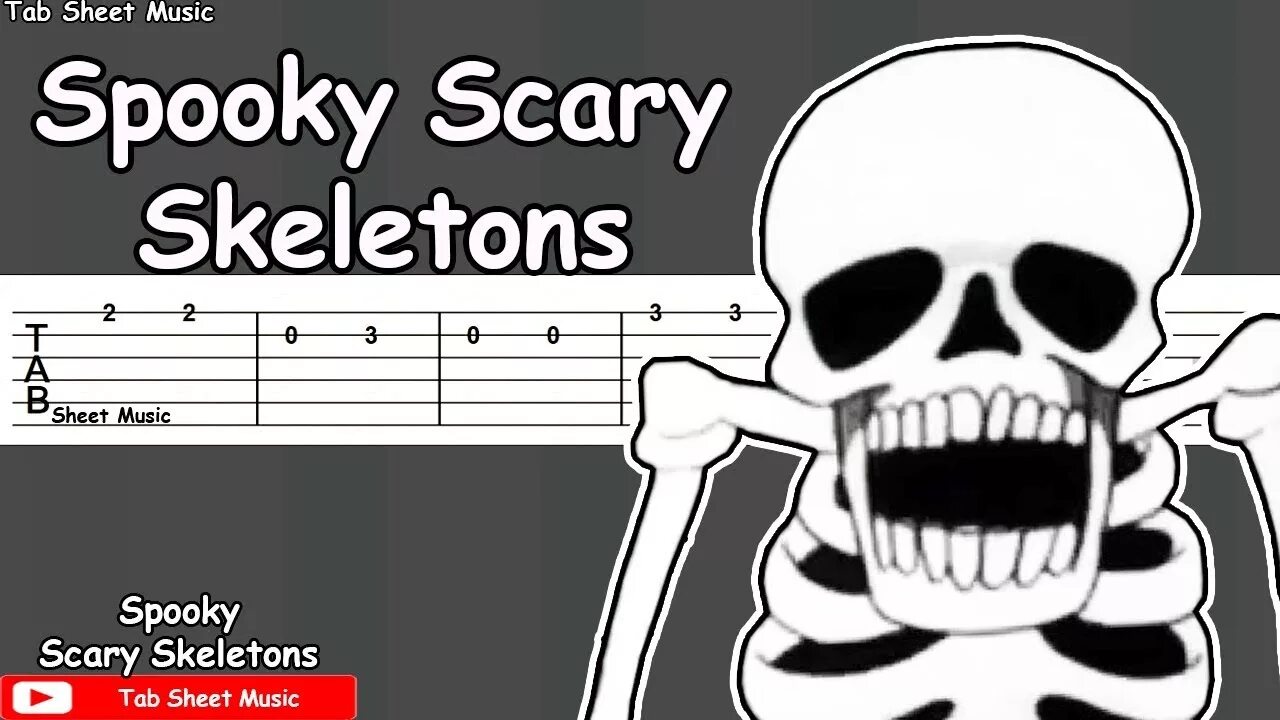 Spooky Scary Skeletons на гитаре. СПУКИ скэри скелетон аккорды. Spooky Scary Skeletons табы. СПУКИ скэри. Scary skeleton текст