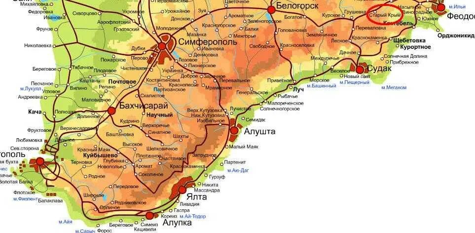 Карта черноморского побережья крыма. Карта черноморского побережья крыма. Карта крымского полуострова с населенными пунктами подробная. Карта крыма с курортами подробная. Юго восточное побережье крыма на карте.