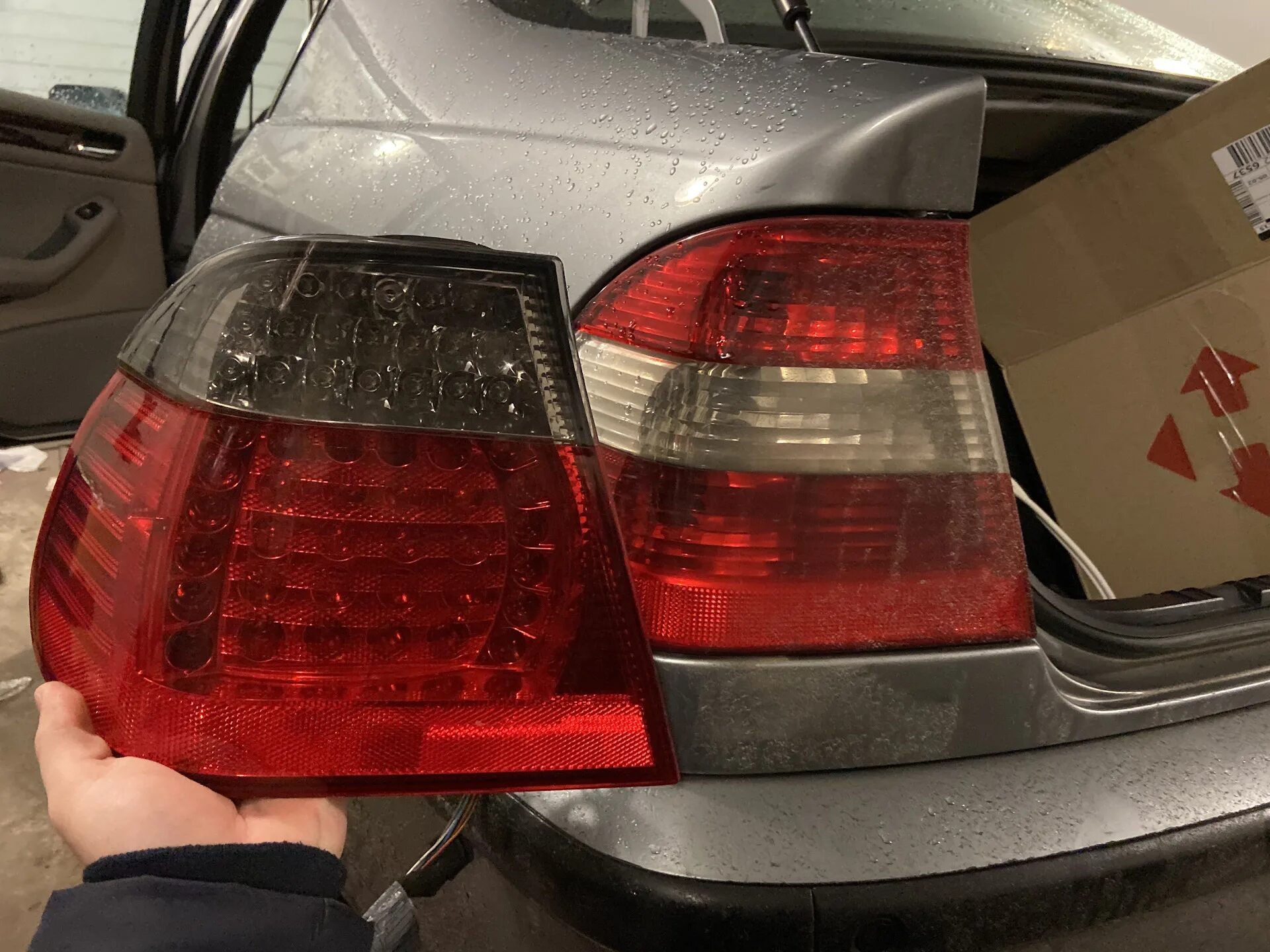 Mitsubishi задние фары. Диодные фонари BMW e46. Задние фонари е46. Задние фонари е46 светодиодные. E46 Рестайлинг задние фонари.