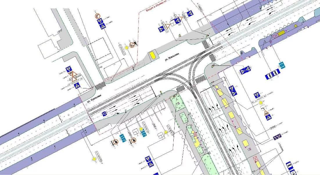 Кострома схема движения перекрёсток Подлипаева. Схема организации дорожного движения. Схема организации дорожного движения на перекрестке. План организации движения. Организация движения челябинск