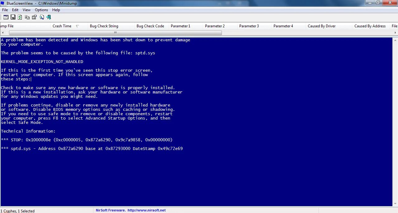 Ntfs sys синий экран