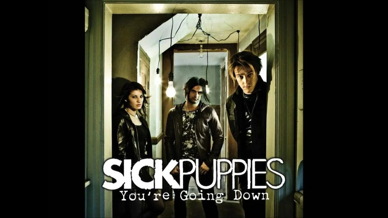 Sick down. Going down. Sick Puppies. Sick Puppies tri-Polar. Sick Puppies logo.