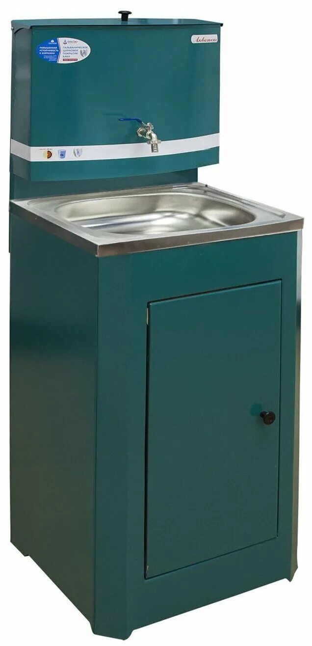 Умывальник акватекс с подогревом. Умывальник акватекс с подогревом. 20л с эвн+мойка нерж. 25квт 17л. Лагуна.